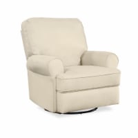 Baby Relax Tiana Swivel Glider Recliner Chair, Beige
