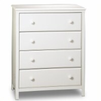 South Shore Cotton Candy Kids 4 Drawer Chest in Pure White