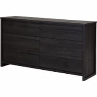 South Shore Tao 6-Drawer Double Dresser in Gray Oak