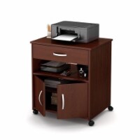 Axess Printer Cart in Royal Cherry - South Shore