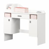 Tiara Makeup Desk-Pure White-South Shore