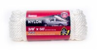 KingCord Smooth Braid Nylon Rope - White Perspective: Main