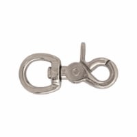 Mibro Kingchain Scissor Snap Round Swivel Nickel Plated Perspective: Main