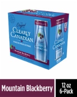 Clearly Canadian® Mountain Blackberry Sparkling Water Cans Perspective: Main