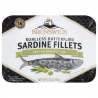 Brunswick® Gourmet Style Sardine Fillets in Olive Oil Perspective: Main