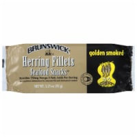 Brunswick® Golden Smoked Boneless Herring Fillets Seafood Snacks Perspective: Main