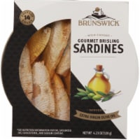 Brunswick™ Mediterranean Style Wild Caught Gourmet Brisling Sardines in Olive Oil Can Perspective: Main