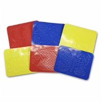 Roylco Inc. R-48231 Junior Rubbing Plates 8 .50 X 11 6 Designs