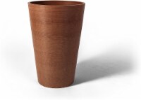Algreen Products (#16730) Valencia Round Planter Pot, Textured Terra Cotta 18
