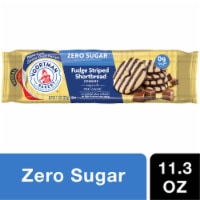 Voortman Bakery® Zero Sugar Fudge Striped Shortbread Cookies