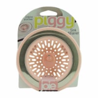 Joie Piggy Sink Strainer - Pink/Silver