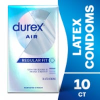 Durex Air Condoms Extra Thin, Transparent Natural Rubber Latex Condoms for  Men, Close Fit, FSA & HSA Eligible, 24 Count (Pack of 1)