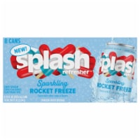 Splash Refresher™ Rocket Freeze Flavor Sparkling Water Cans Perspective: Main