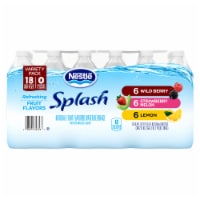 Nestle Splash Natural Fruit Flavored Bottled Water Perspective: Main