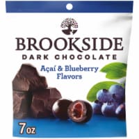 BROOKSIDE Dark Chocolate Acai and Blueberry Flavored Snacking Chocolate Bag