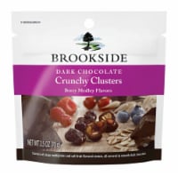 Brookside Crunchy Clusters Dark Chocolate Berry Medley Candy 2.5 oz. - Case Of: 10;