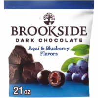 BROOKSIDE Dark Chocolate Acai and Blueberry Flavored Snacking Chocolate Bag