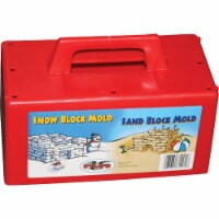 Flexible Flyer Red Plastic Sand & Snow Block Maker 605