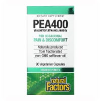 Natural Factors PEA400 Palmitoylethanolamide 400mg, 90 Vegetarian Capsules