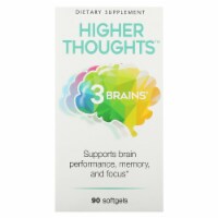 Natural Factors 3 Brains Higher Thoughts, 90 Softgels