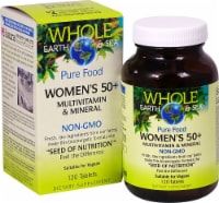 Natural Factors Whole Earth & Sea Women's 50+ Multivitamin & Mineral Tablets