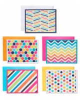American Greetings Bright Pattern Cards with Colored Envelopes