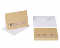 American Greetings Thank You Kraft Stationery (#14)