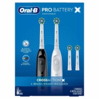 Oral-B Pro Advantage Battery Power Toothbrush (2 Handles + 4 Brush Heads)
