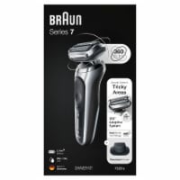 Braun Series 7 7020s Flex Electric Razor for Men with Precision Trimmer - Silver Perspective: Main