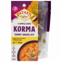 Patak's® 3 Simple Steps Indian Korma Mild Curry Sauce Kit Perspective: Main