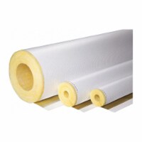 Johns Manville Pipe Insulation,Wall Th 1in,For 2-1/2in  693669