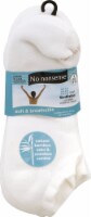 No Nonsense Soft & Breathable Ventilated Cushioned No Show Socks – White
