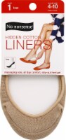 No Nonsense Hidden Cotton Low Liners – Nude