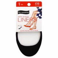 No Nonsense® Black Low Very Sheer Liners