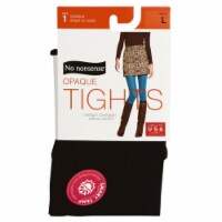 No Nonsense Opaque Sheer to Waist Tights – Black
