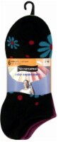 No Nonsense Color Expressions Women's No-Show Socks - 6 pk