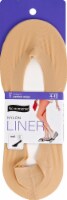 No Nonsense Women’s Perfect Edge Nylon Mid Liner Socks  – Nude