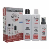 Nioxin System 4 Starter Kit-Cleanser 10oz , Therapy 10oz and Treatment 3.3oz (3pc Set)