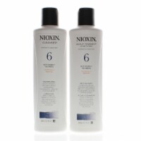 Nioxin System 6 Cleanser + Scalp Therapy, Medium To Coarse 2 x 10.1oz Combo