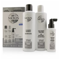 Nioxin System 1 Kit 10.1oz Cleanser Shampoo, 10.1 oz Scalp Therapy Conditioner, 1Liter Scalp