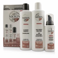 Nioxin System 4 Kit 10.1oz Color Safe Cleanser Shampoo, 10.1 oz Color Safe Scalp Therapy Cond