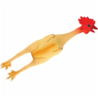 Westminster Pet Ruffin' It Squeaky 17 In. Latex Chicken Dog Toy 80527-2