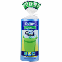 Ruffies Blue Tinted Jumbo Trash Bags 39 Gallon