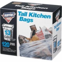 Berry Plastics 1124910 13 gal Tall Kitchen Trashbag, 120 Count