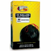 Berry Plastics 1124890 33 gal Drawstring Trash Bags Pro, 30 Count