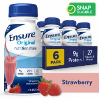 Ensure® Original Strawberry Ready-to-Drink Nutrition Shakes