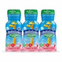 PediaSure Grow & Gain with Fiber Strawberry Shake Drink Perspective: Main