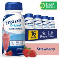 Ensure® Original Strawberry Flavored Ready-to-Drink Nutrition Shakes