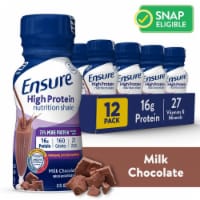 Ensure® High Protein Milk Chocolate Ready-to-Drink Nutrition Shake Perspective: Main