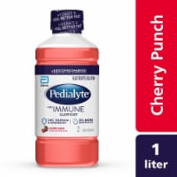 Pedialyte® with Immune Support Cherry Electrolyte Solution Drink Perspective: Main